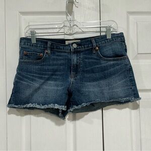 🤎 Gap 3” Shorts Blue Denim Cut Off Jean Shorts - 8/29